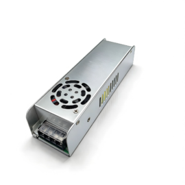 250W Industrial Long Strip Power Supply, AC 230V Input, Anti-Scratch Case with Fan, for LED & Industrial Equipment