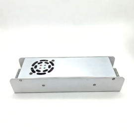 300W Industrial Long Strip Power Supply, AC 230V Input, Anti-Scratch Case with Fan, for LED & Industrial Use